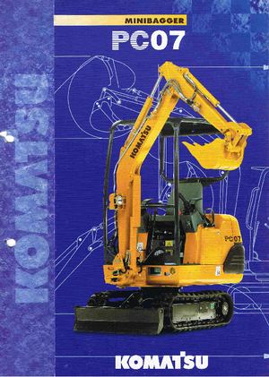 Miniexcavadoras Komatsu PC07-2