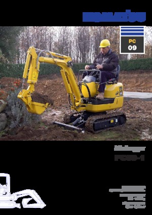 Miniexcavadoras Komatsu PC09-1