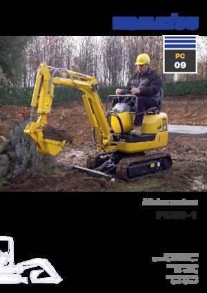 Miniexcavadoras Komatsu PC09-1