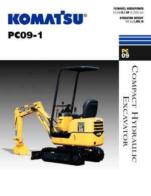 Miniexcavadoras Komatsu PC09-1 STD