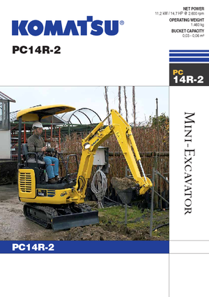 Miniexcavadoras Komatsu PC14R-2