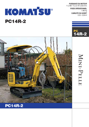 Miniexcavadoras Komatsu PC14R-2