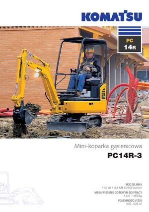 Miniexcavadoras Komatsu PC14R-3HS 