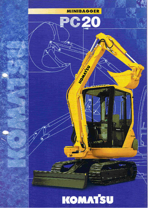 Miniexcavadoras Komatsu PC20-7
