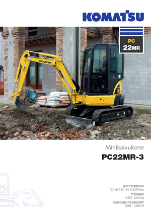 Miniexcavadoras Komatsu PC22MR-3