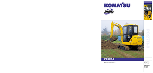 Miniexcavadoras Komatsu PC27R-8