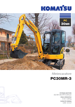 Miniexcavadoras Komatsu PC30MR-3