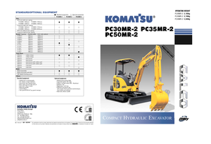 Miniexcavadoras Komatsu PC35MR-2