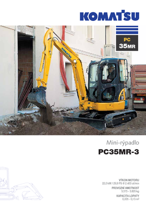 Miniexcavadoras Komatsu PC35MR-3