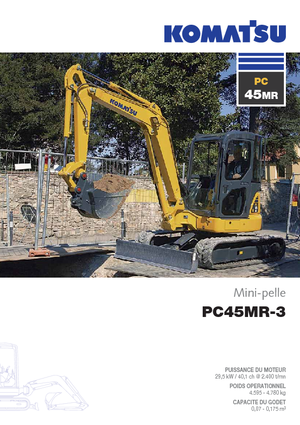 Miniexcavadoras Komatsu PC45MR-3