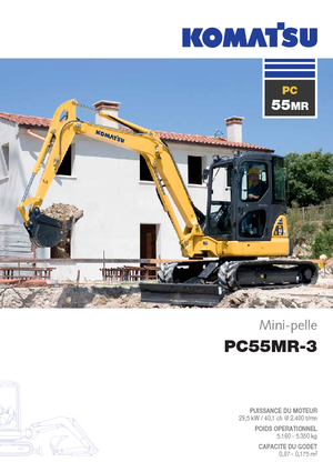 Miniexcavadoras Komatsu PC55MR-3