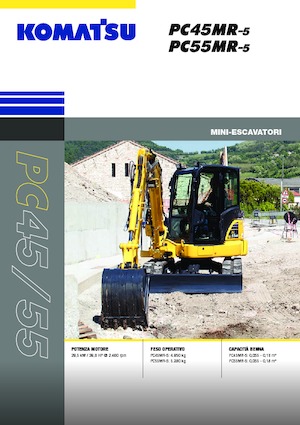Miniexcavadoras Komatsu PC55MR-5M