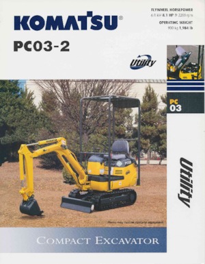 Miniexcavadoras Komatsu PC03-2