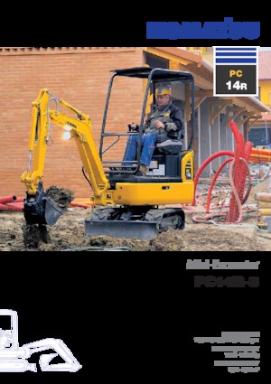 Miniexcavadoras Komatsu PC14R-3