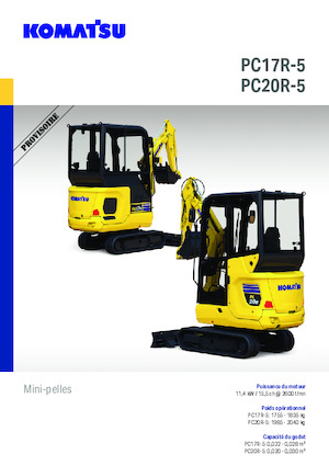Miniexcavadoras Komatsu PC17R-5