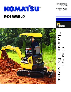 Miniexcavadoras Komatsu PC18MR-2