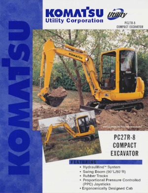 Miniexcavadoras Komatsu PC27R-8