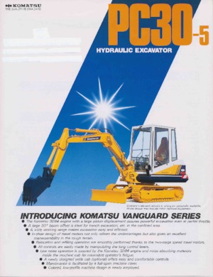 Miniexcavadoras Komatsu PC30-5