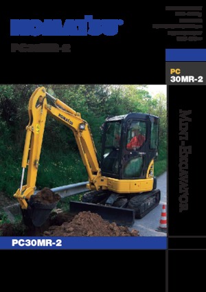 Miniexcavadoras Komatsu PC30MR-2