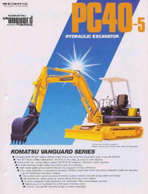 Miniexcavadoras Komatsu PC40-5