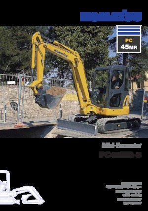 Miniexcavadoras Komatsu PC45MR-3