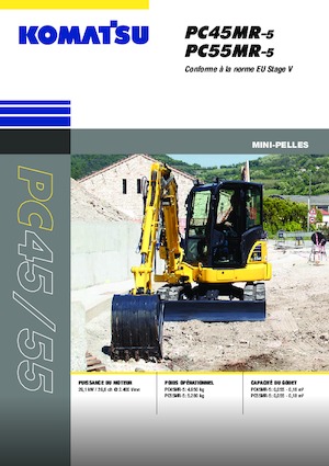 Miniexcavadoras Komatsu PC55MR-5E0