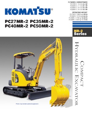 Miniexcavadoras Komatsu PC50MR-2
