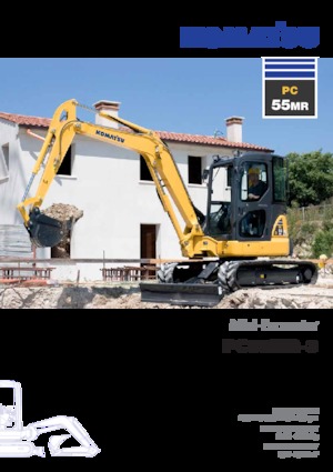 Miniexcavadoras Komatsu PC55MR-3
