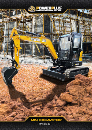 Miniexcavadoras PowerPlus PP40S-XI