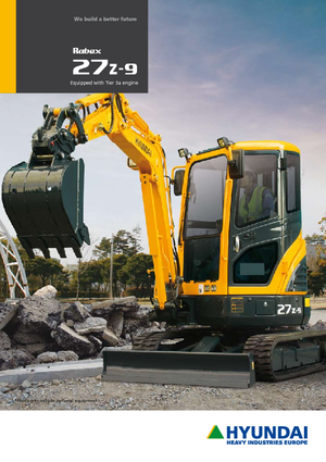Miniexcavadoras Hyundai R 27 Z-9