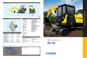 Miniexcavadoras Hyundai R 55-7 A