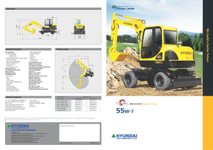 Miniexcavadoras Hyundai R 55 W 7