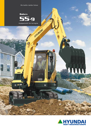 Miniexcavadoras Hyundai R55W-9A