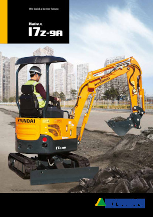 Miniexcavadoras Hyundai R17Z-9A