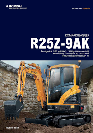 Miniexcavadoras Hyundai R25Z-9AK