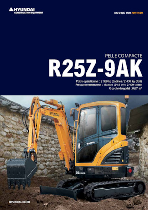 Miniexcavadoras Hyundai R25Z-9AK