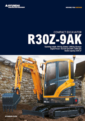 Miniexcavadoras Hyundai R30Z-9AK