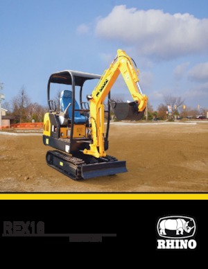 Miniexcavadoras RHINO REX18