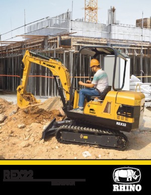 Miniexcavadoras RHINO REX22