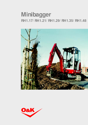 Miniexcavadoras O&K RH 1.29