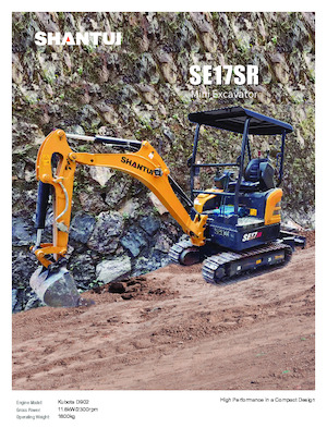 Miniexcavadoras Shantui SE17SR