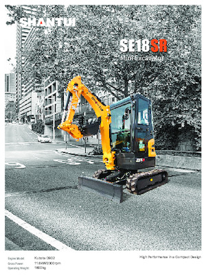Miniexcavadoras Shantui SE18SR