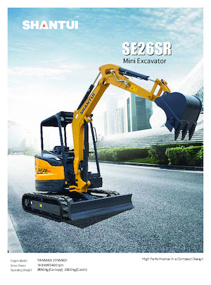 Miniexcavadoras Shantui SE26SR