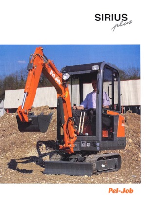 Miniexcavadoras Pel-Job Sirius
