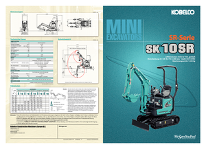 Miniexcavadoras Kobelco SK 10 SR 2