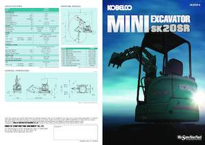 Miniexcavadoras Kobelco SK 20 SR 6
