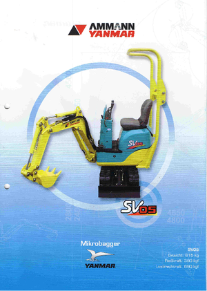 Miniexcavadoras Yanmar SV 05