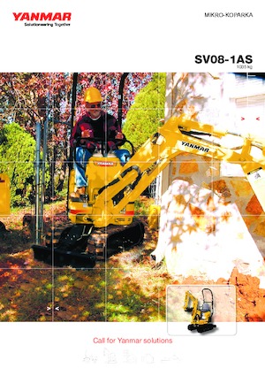 Miniexcavadoras Yanmar SV 08-1 AS