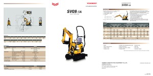 Miniexcavadoras Yanmar SV 08-1