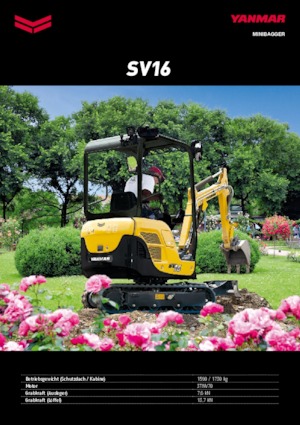 Miniexcavadoras Yanmar SV 16 PR 02